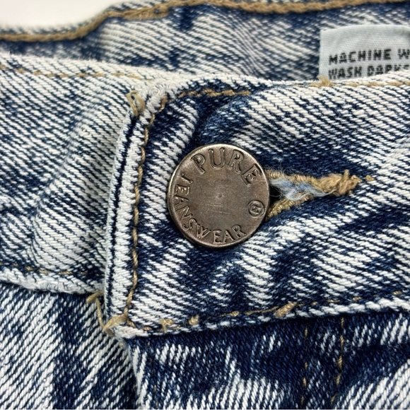 Vintage 80s zipper ankle jesns 8 high rise acid wash 27 stretch Pure Jeanswear - Picture 7 of 11